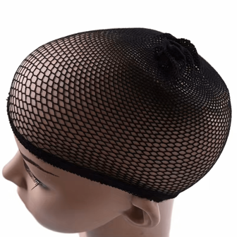 1pc/3pcs Black Hair Net Stretch Mesh Dome Woven Hat Wig Net Breathable Mesh Cap For Wig Accessories ,Hair Styling Tools