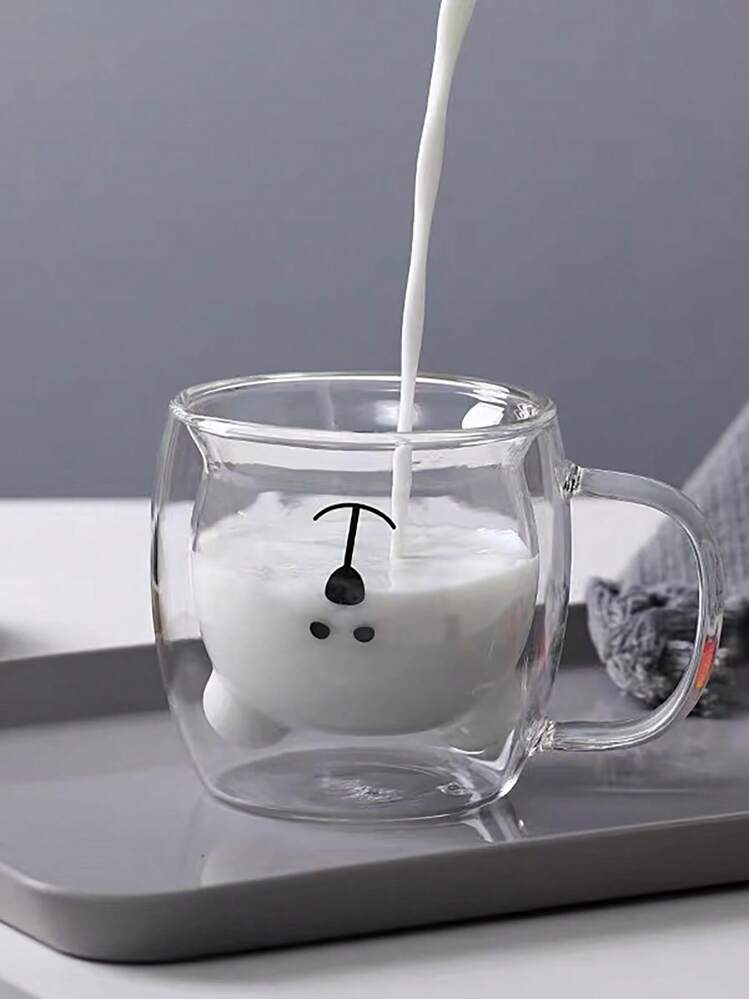 Luxshiny Tazze In Vetro A Forma Di Zucca 350ml (2 Pezzi) - Perfette Per Latte, Caffè E Halloween - Adatte Al Microonde - 3