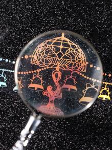 20入組彩虹全息銀色條紋圖案貼紙,防水,適用於裝飾手機殼,平板電腦,日記和筆記本 - 銀色 - 查看 4