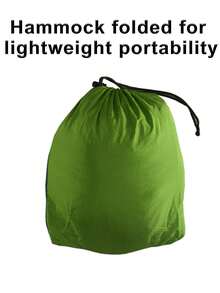 1入組自動蚊帳吊床戶外露營野營閒暇防蚊吊床 - 黑色 - 查看 5