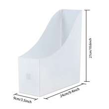 White Transparent Document Storage Box - White - View 5