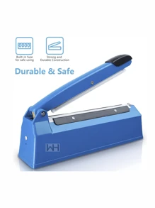 Máquina Portátil Manual de Sellador de Bolsas de Plástico - Azul - Ver 5