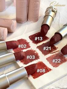 COLORROSE Matte & Glossy Lipstick, Super Glossy Lipstick, High Pigment Lipstick, Moisturizing Creamy Formula, Iced Lemon Iced Tea Color - 22秋楓 - 查看 5