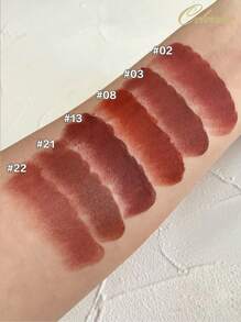 COLORROSE Matte & Glossy Lipstick, Super Glossy Lipstick, High Pigment Lipstick, Moisturizing Creamy Formula, Iced Lemon Iced Tea Color - 22秋楓 - 查看 7