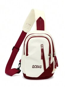 Không giới tính Đúng mốt Túi đeo ngực Móc Túi đeo vai Với Dung lượng lớn , Ngoài trời Thể thao Điện thoại di động Cái túi - Đỏ - Xem 5