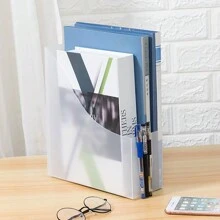 White Transparent Document Storage Box - White - View 3