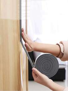 1入自粘式防風隔音門窗密封條,適用於滑動式塑鋼窗 - 灰色 - 查看 2