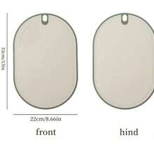 1 Pieza Tabla De Cortar Antibacteriana Naranja Con Etiquetas De Clasificación Para Cocina, Tabla Adhesiva De Plástico De Doble Cara - Naranja - Ver 3