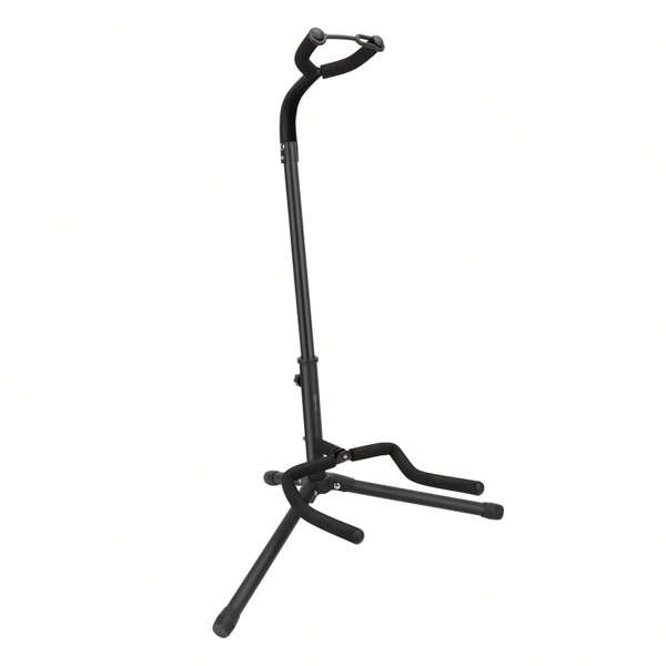 1pc Adjustable Folding Stand For Acoustic, Electric, Bass Guitars And Banjos, Black,Classical Guitar,Bass Instrument,Wood Guitar Stand,Pick Holder Guitar,Gutiar,Bass Guitar Belt,Guitar>Black,Gutiar,Guitar Wall Mount