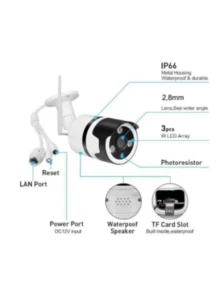 Security Cameras - White - View 3