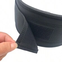 1 件健身舉重腰帶,壓力式深蹲和硬舉腰帶,用於運動保護 - 黑色 - 查看 6