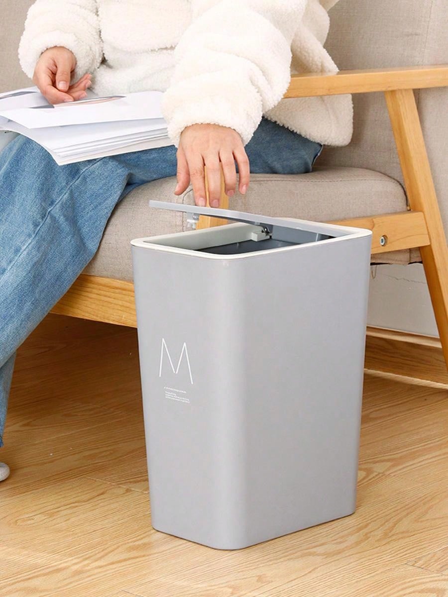 1 Pack Of Slotted Trash Cans For Home Toilets, Living Rooms, Kitchens