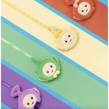 天线宝宝系列毛绒卡包减压挂饰可爱书包挂件钥匙扣摆件Miniso毛绒公仔 - 黃色 - 查看 5