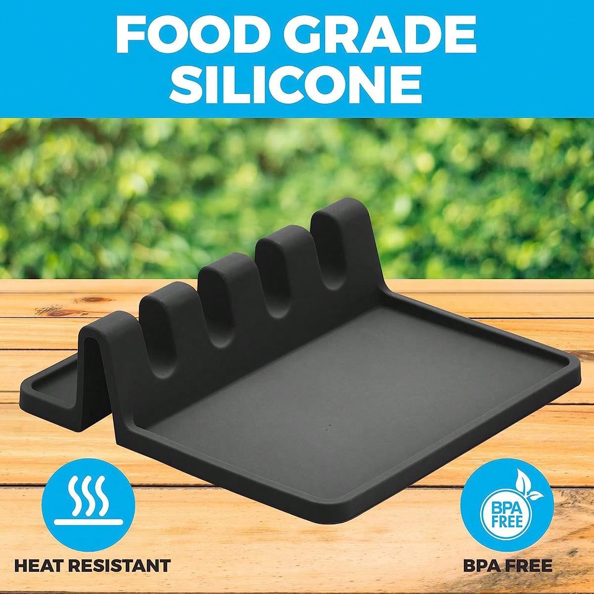 Black Spoon Rest For Kitchen Countertops SHEIN USA