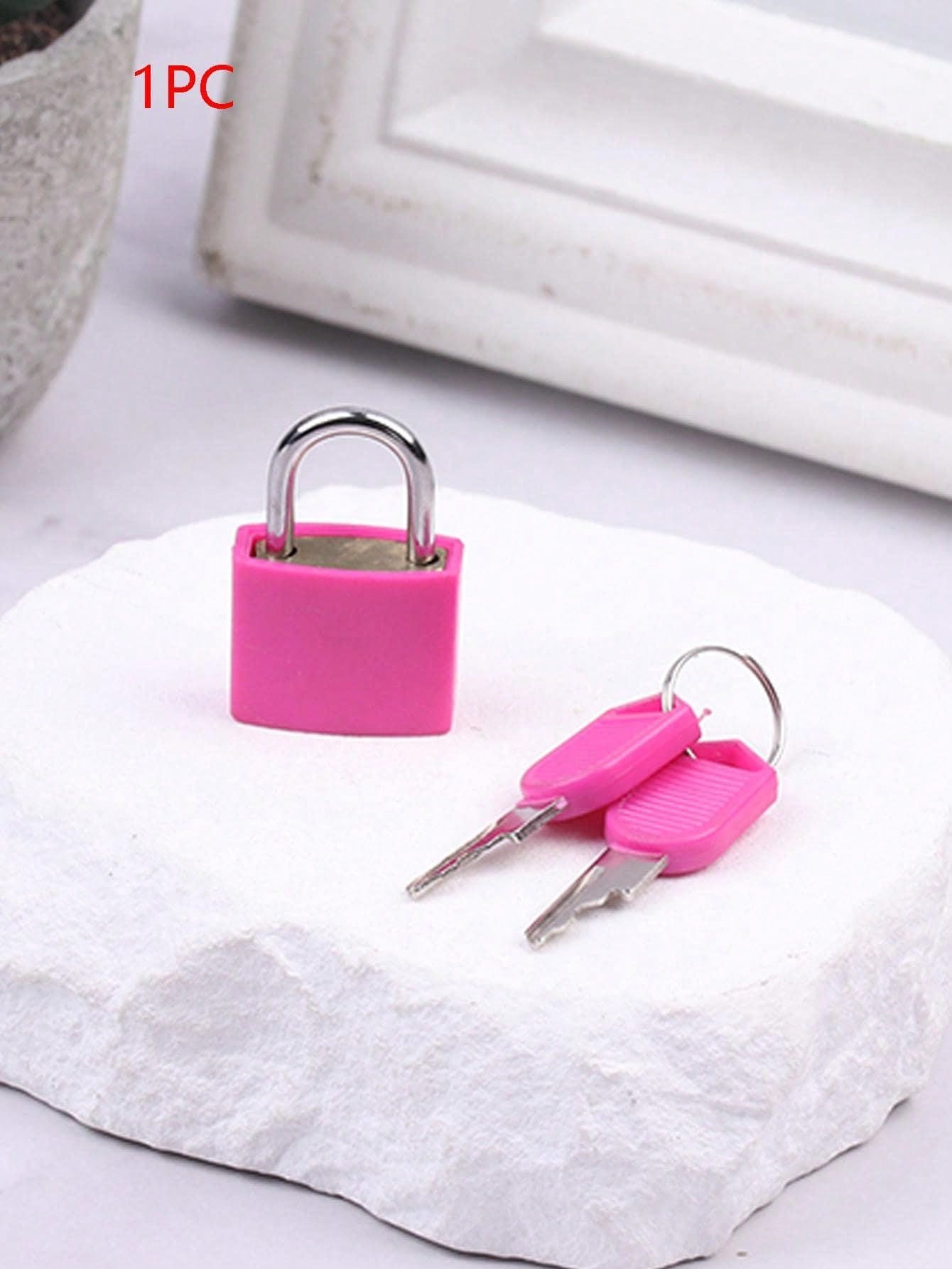 1Set Luggage Lock Padlock Color Plastic Shell Lock Zinc Alloy Small ...