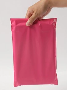 10 件/20 件/30 件万圣节礼品包装袋，自粘式可重复密封厚快递袋，用于物流运输，防水，1 卷透明包装密封胶带，快递礼品盒固定捆扎带 - 粉色 - 查看 5