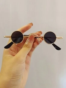 Gafas De Estilo Hip-hop Punk - Dorado - Ver 4