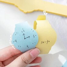 1入組50張藍色手錶形便條手環,創意便籤 - 藍色 - 查看 6