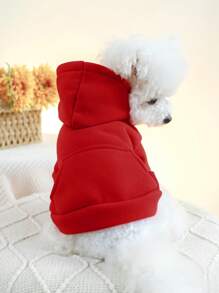 Áo nỉ & Áo Hoodie Thú cưng - Đỏ - Xem 1