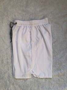 Men Shorts - Blanc - Voir 1