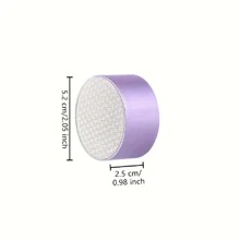 全新無痛物理水晶足銼刀、去繭、足部去角質、專業足部護理工具 - 紫色 - 查看 5