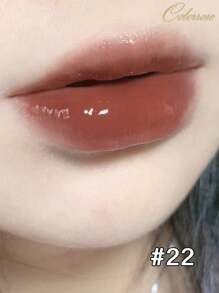 COLORROSE Matte & Glossy Lipstick, Super Glossy Lipstick, High Pigment Lipstick, Moisturizing Creamy Formula, Iced Lemon Iced Tea Color - 22秋楓 - 查看 2