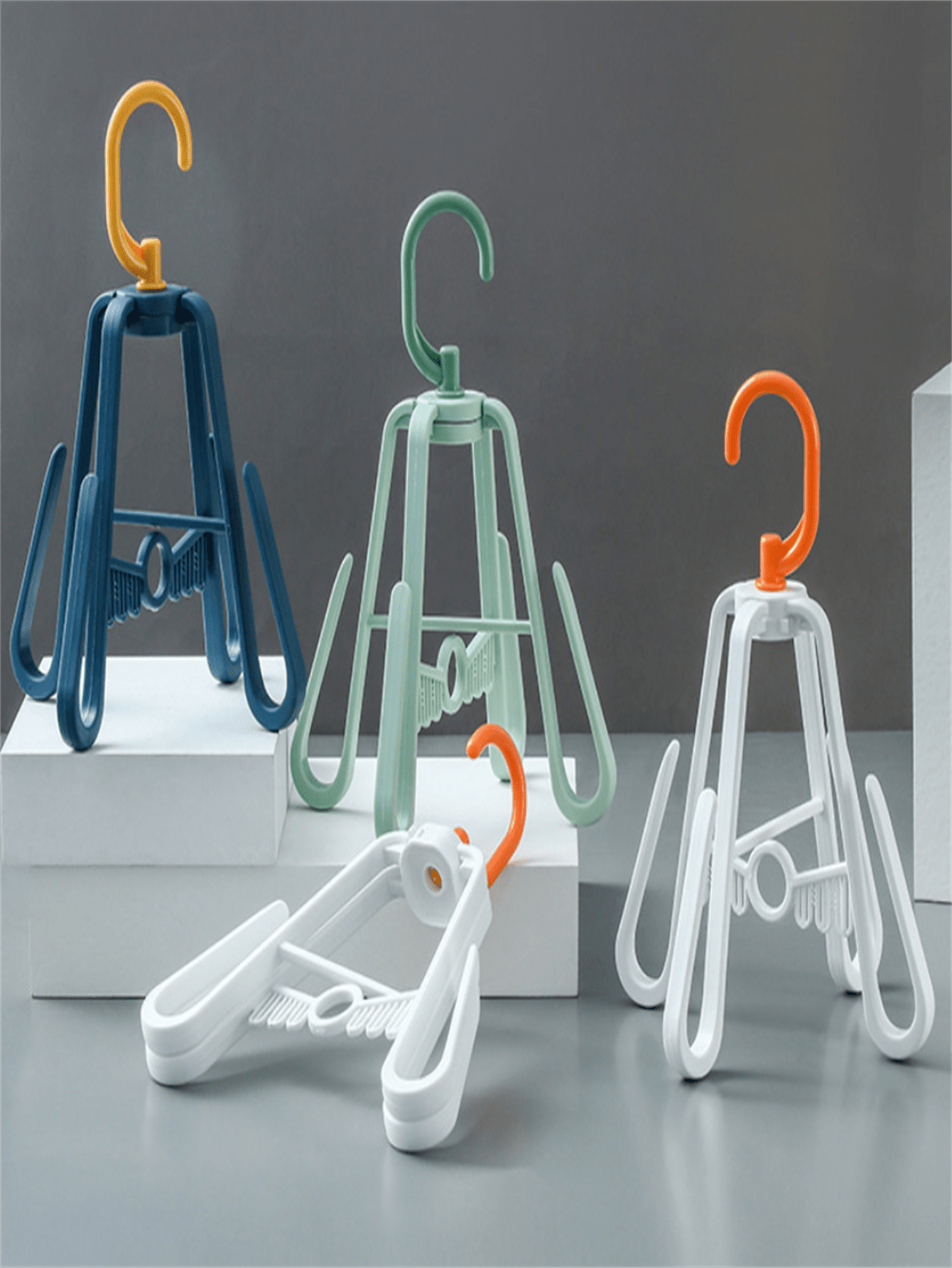 Blue Multifunctional Rotating Shoe Drying Rack | SHEIN USA