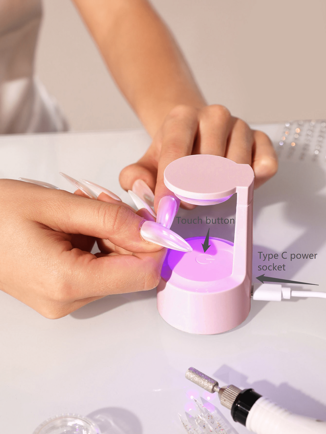 1pc Mini Professional Nail Dryer Lamp SHEIN USA