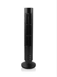 Ventilador en forma de tubo para escritorio - Negro - Ver 1