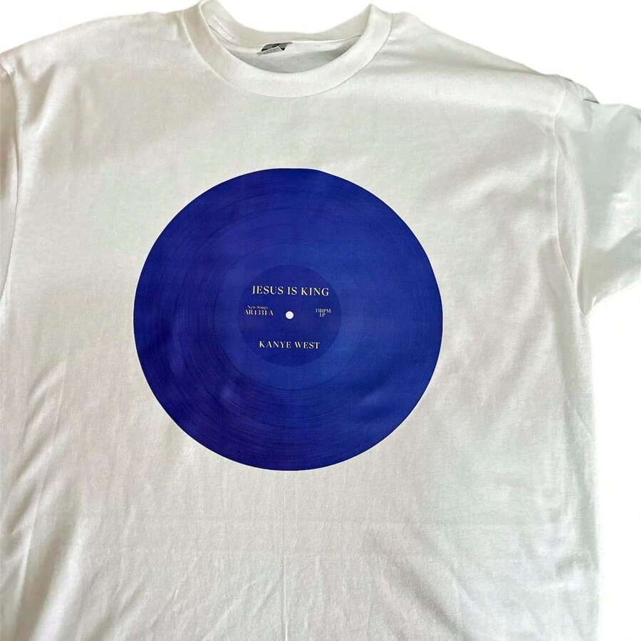 Playera Camiseta Hombre JIK Kanye - Blanco - Ver 1