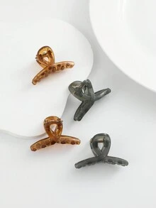 4 件/套女式多色髮夾 - 彩色 - 查看 2