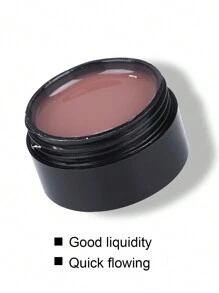 20g 粉紅色紫外線凝膠用於建築 3d 構造凝膠流動底色底漆紫外線浸泡指甲凝膠拋光劑用於建築加固美甲指甲設計美甲美甲 Diy 沙龍女士禮物 - 乾枯玫瑰色 - 查看 6