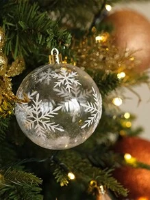 3pcs/Set Random Christmas Decorations Ornament Hanging Accessories For Home, Christmas Tree Decor - White - View 6