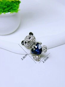 1 Miếng Kinh ngạc Pha lê Gấu Trâm cài Đối với phụ nữ - Hoàn hảo Đối với Khăn quàng cổ , Quần áo Và Phụ kiện - Nhiều màu - Xem 4