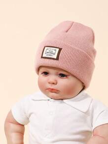 3pcs Baby Soft Knitted Hat, Warm And Comfortable, Suitable For Baby Boys And Girls In Winter
