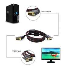 Cable Conector Adaptador DVI A VGA Full HD 1080P - Negro - Ver 4