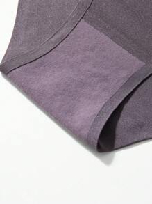 10入組女士冰絲無縫低腰內衣 - 彩色 - 查看 4