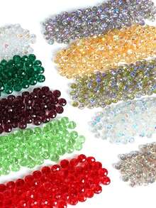 20顆香檳色松散珠子包,4-8mm,diy聖誕禮物,鍍面加工切面珠子,閃爍玻璃水晶珠子,四方珠子,藝術琉璃珠子,diy珠寶製作,幸運珠子,手鍊和項鍊配件,裝飾珠子 - 香檳 - 查看 2