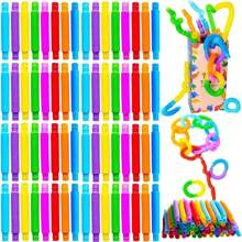 10pcs Pop Tubes Sensory Toys: Great For Developing Fine Motor Skills, Perfect Christmas & !,Sensory Toys,Kids Toys,Party Favors For Kids