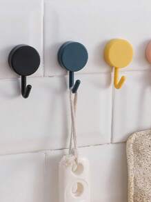 7 peças Gancho Adesivo para Portas de Cozinha, Ganchos para Utensílios Montados na Parede Sem Furação - Multicolorido - Visão 4