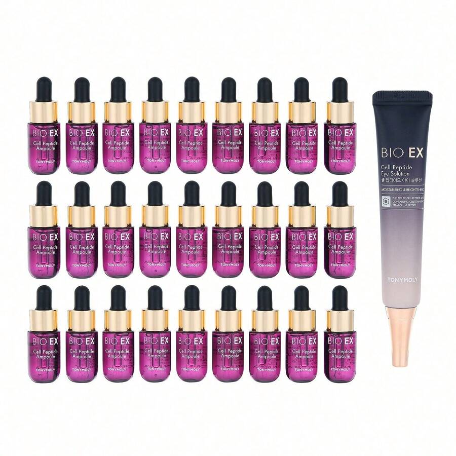 TONYMOLY BIO EX CELL PEPTIDE AMPOULE (3ea=1Box) - Purple - View 1