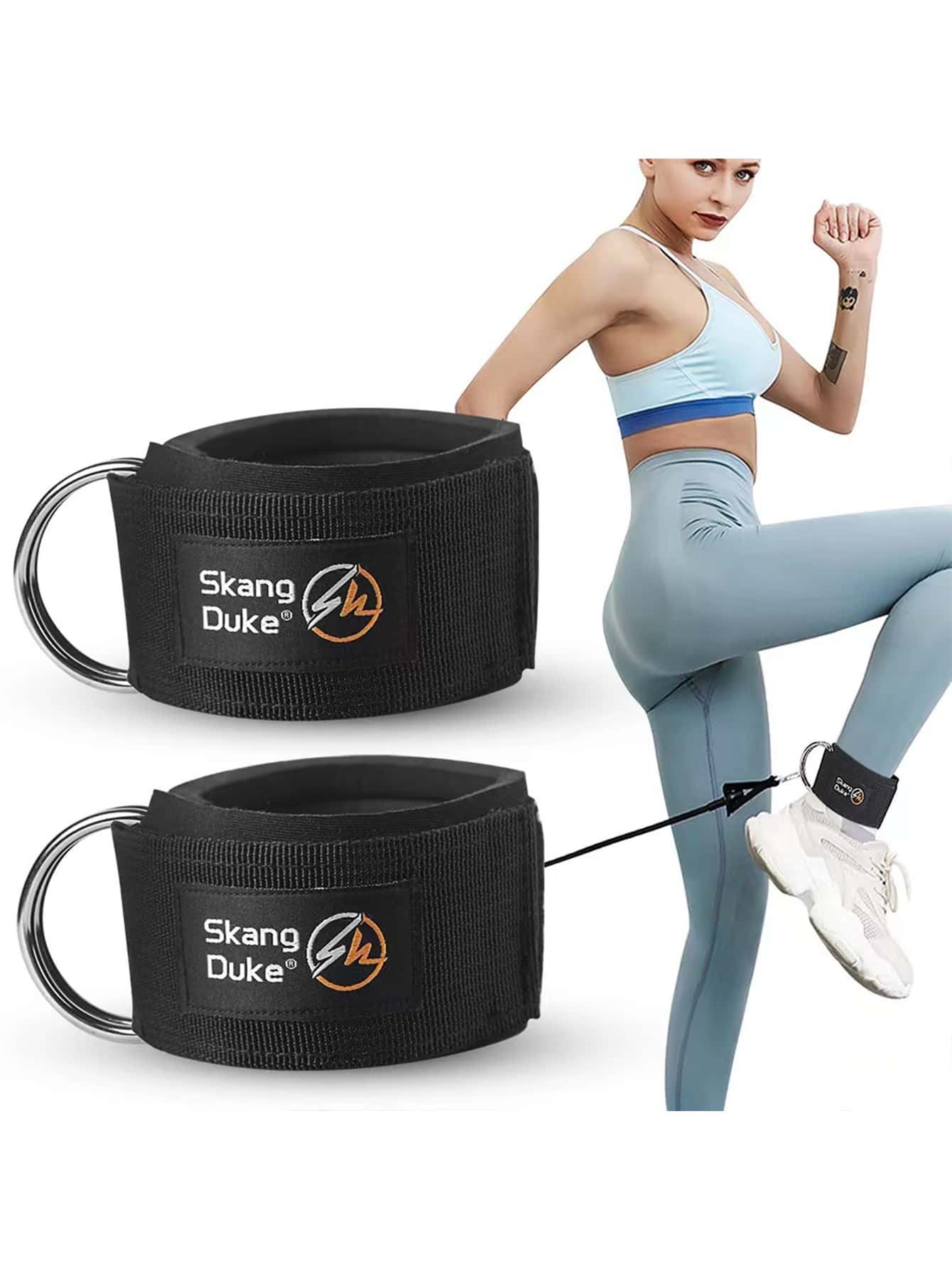 Phụ kiện thiết bị tập thể dục - màu đen - Xem 1