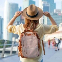 Alameda Compression Packing Cubes, 4pcs Expandable Storage Travel Luggage Bags Organizers-silver grey - Light Grey - View 7