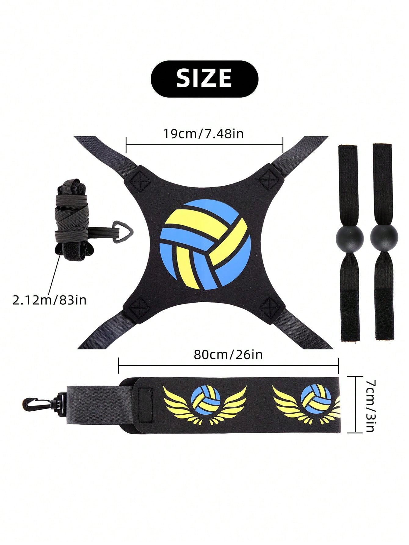 1 Piece Of Multicolor Volleyball Training Device, Agility Training And