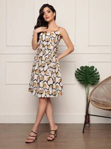 Women Dresses - 香檳色 - 查看 5
