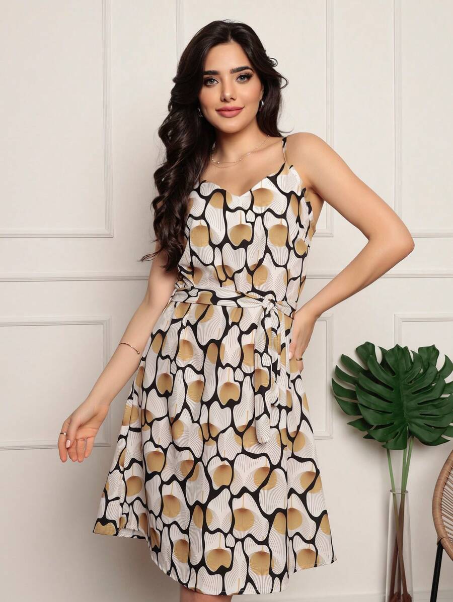 Women Dresses - 香檳色 - 查看 1