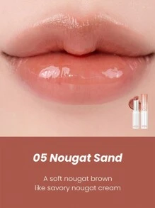 Rom&nd Romand GLASTING MELTING BALM 05 NOUGAT SAND 3.5g/0.12oz 柔滑融化質地 溫柔亮澤光澤 便攜口袋尺寸 輕盈舒適 日常護唇 韓系彩妝 Olive Young 禮品 - 玻璃 05 牛軋糖沙 - 查看 6
