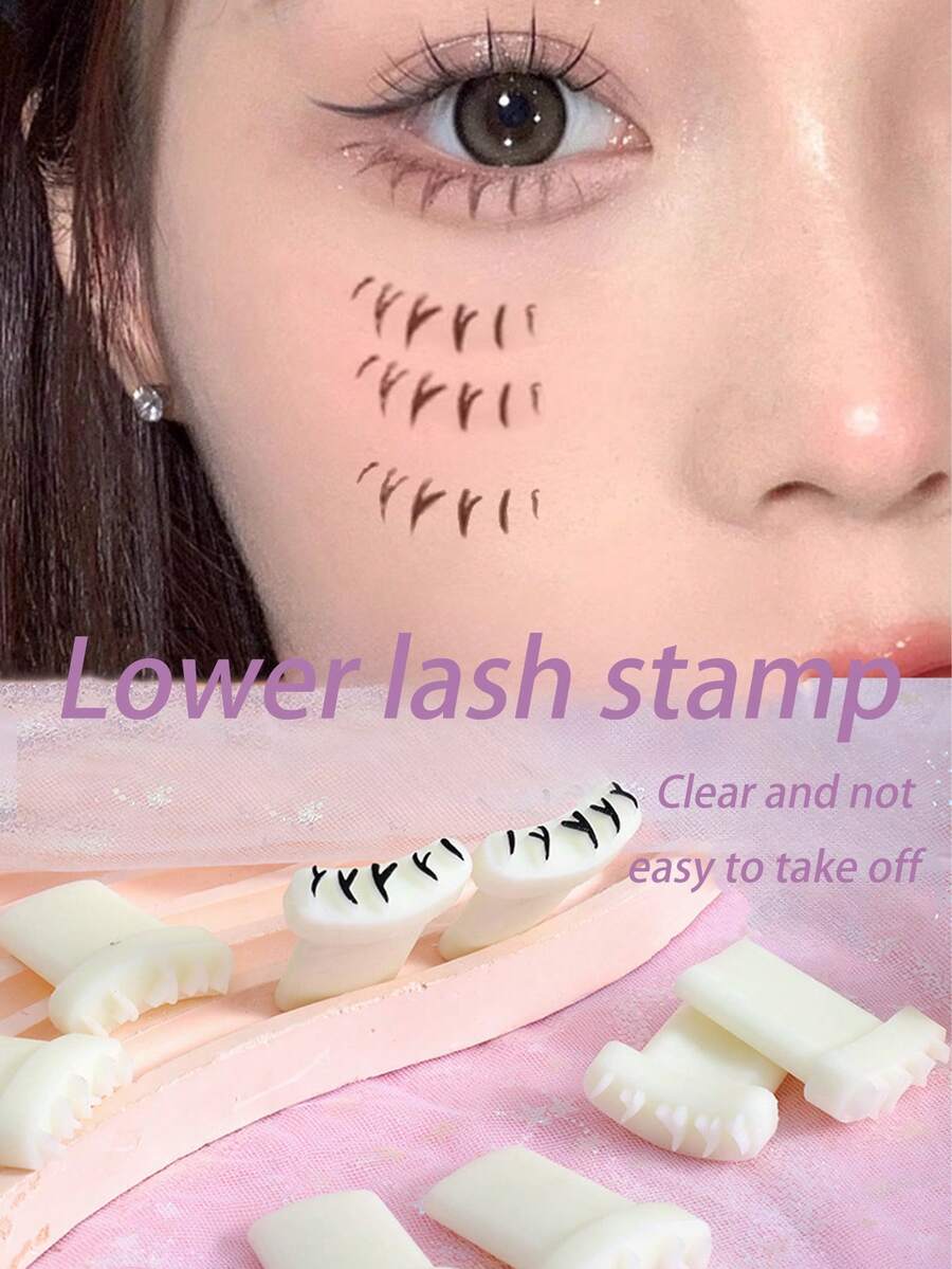 Lower Lash Stamp - White - View 1