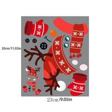1pc Snowman Refrigerator Sticker,Stickers,Wall Decal,Vinly Decal For Home Decorations,Spring Decoration Items Refesh Your Home,Rama Decoration Stickers