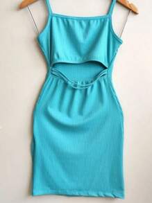 Women Dresses - 淺藍色 - 查看 1